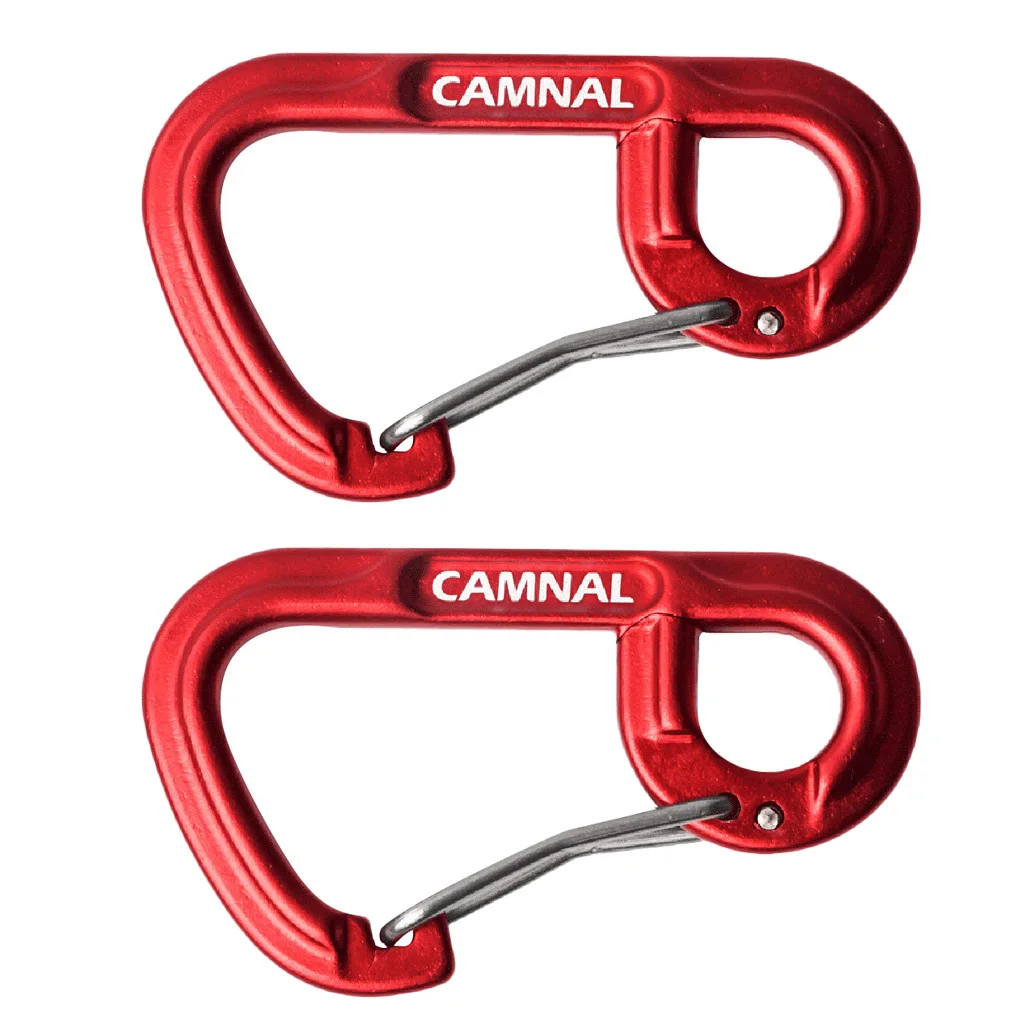 MagiDeal Lightweight Carabiners Hook Eyehole Spring Backpack Clasps Keychain Carabiner Clip Keychain Hook 