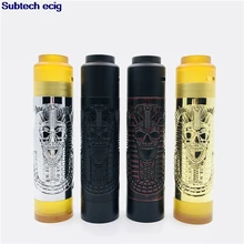 Cigarrillo electrónico Purg pieza delgada Faraón Mod con Carnage RDA mod kits 18650 batería 510 rosca MATERIAL DE LATÓN Mod mecánico Vape