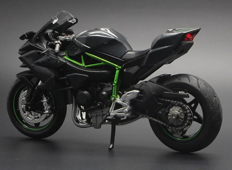 1:12 Ninja H2 H2R литье под давлением гоночный мотоцикл модель игрушки миниатюры спортивный велосипед игрушки для детей - Цвет: 02