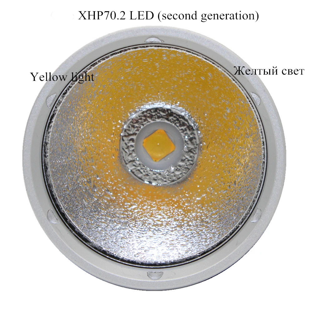  Cree XHP70 LED Yellow/White Light 4000 Lumens Diving Flashlight 26650 Torch Underwater 100M xhp70.2 - 32808024523