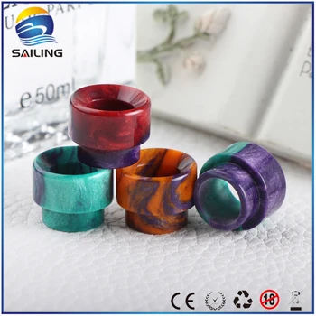 

Sailing vape Epoxy resin drip tips multi color electronic cigarette top cap for goon 528/Kennedy 24/battle 10pcs
