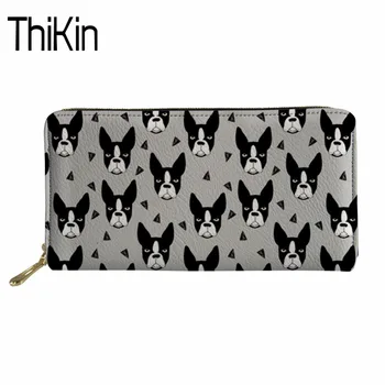 

Thikin Long Pu Leather Purse for Women Phone Credit Card Wallets Ladies Casual Daliy Coin Pocket Zipper Females Clutch Money Bag