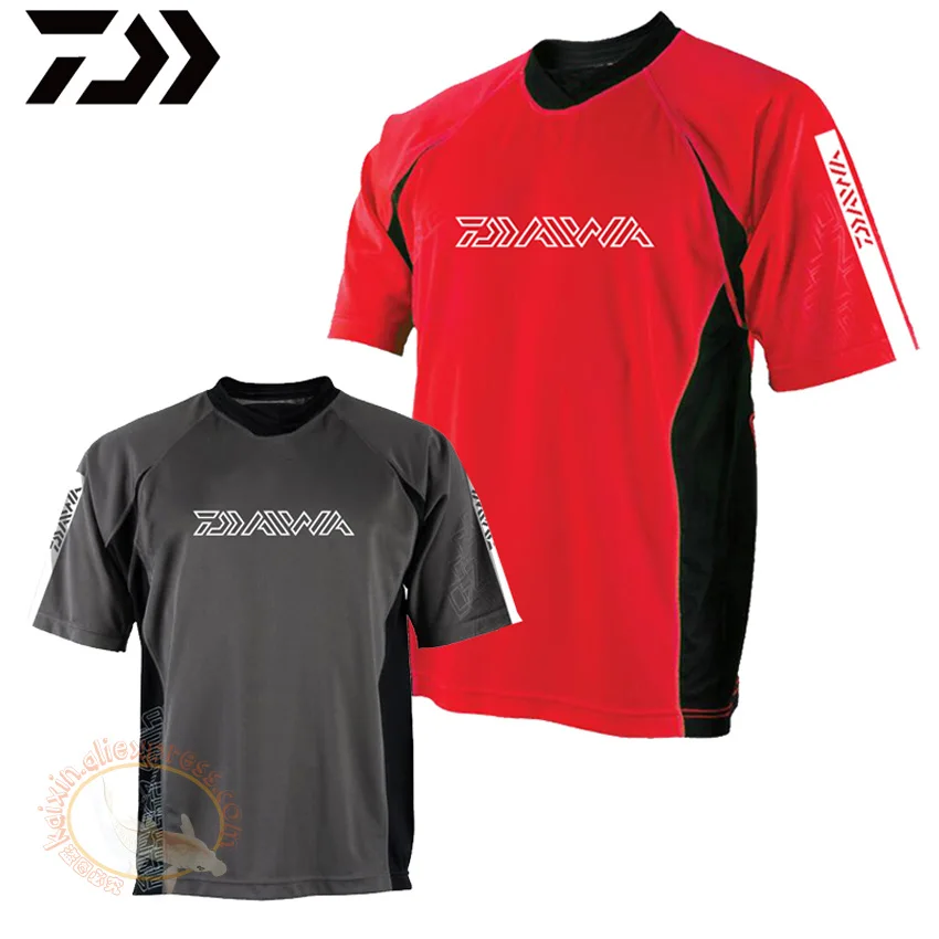 

2019 Breathable Fishing Clothing Short Sleeve Quick Dry Fishing Jersey Clothes DAIWA Sportswear Summer Outdoor Fishing T-Shirt