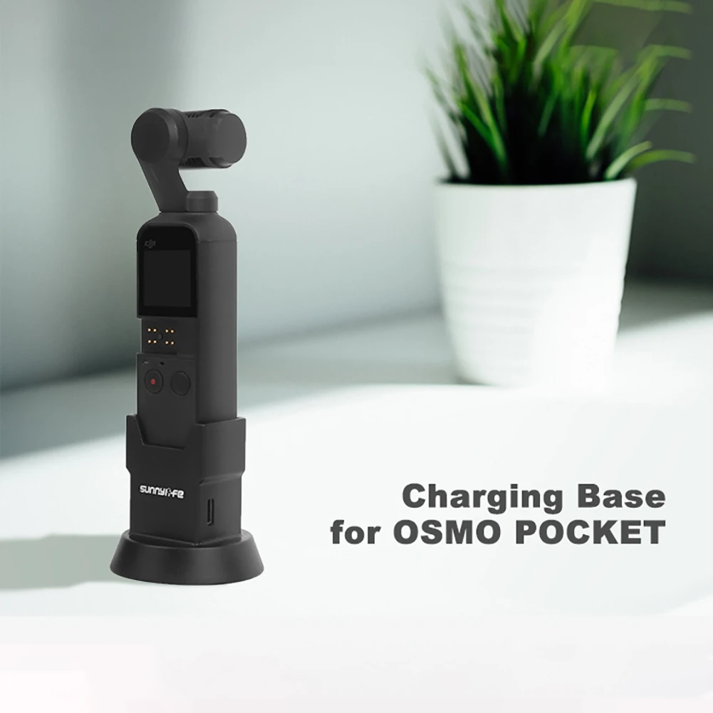 Osmo карманное настольное зарядное устройство Подставка для зарядки ручной карданный держатель для DJI OSMO Pocket с 1/4 винтом для штатива