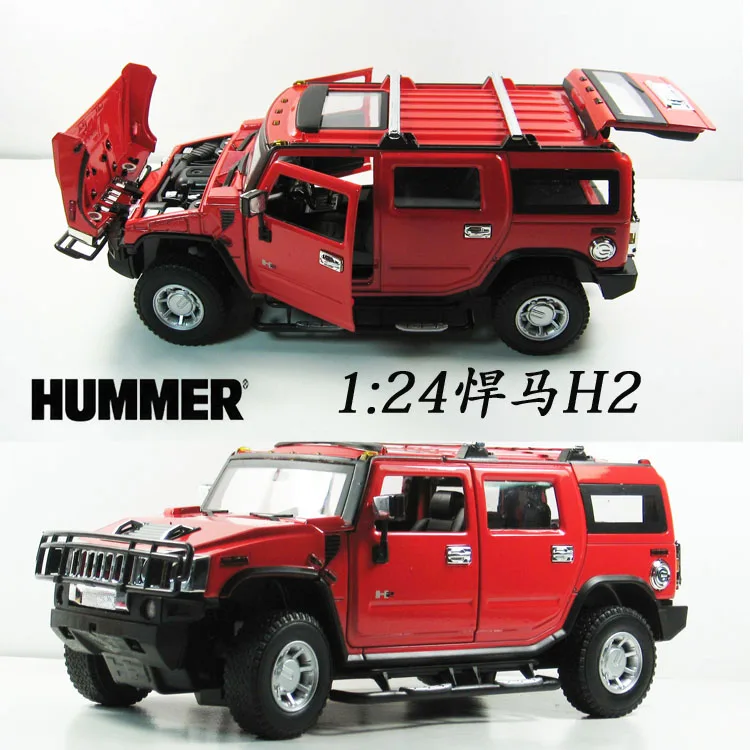 Cool Die cast Model Car 1:24 scale car carros de metal toys for children/  kids1:24 For Hummer H2 SUV mkd52|model car 1/32|scale carmetal toy -  AliExpress