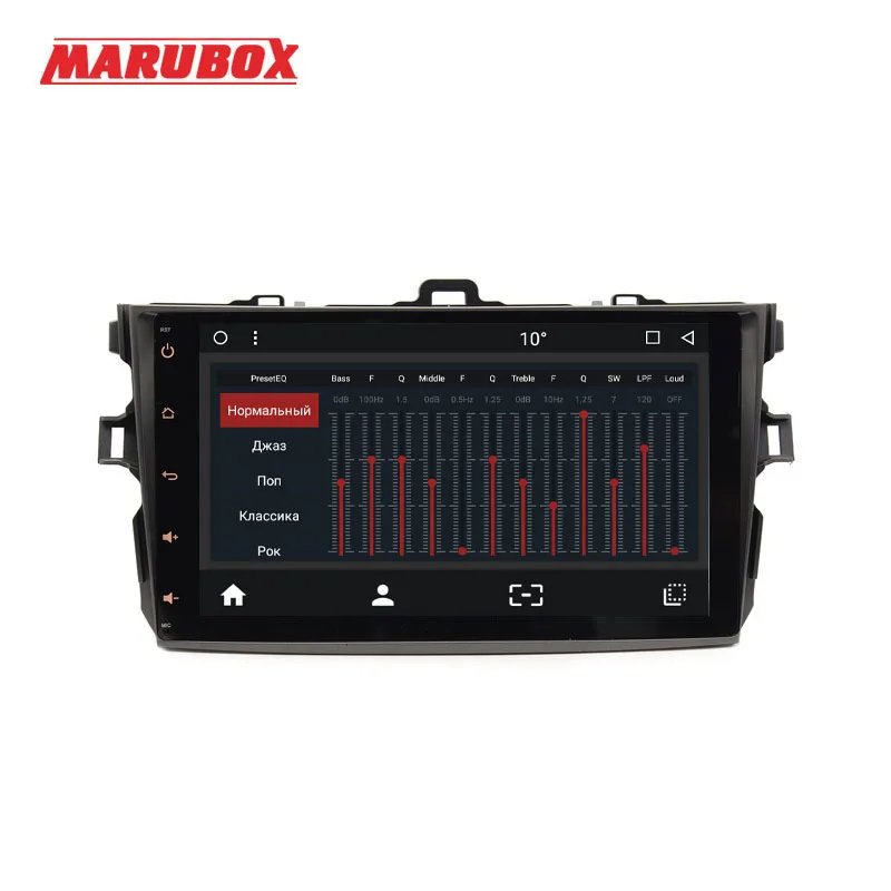 MARUBOX 9A101MT8 Автомобильный мультимедийный плеер для Toyota Corolla 2006 2011 Восьмиядерный
