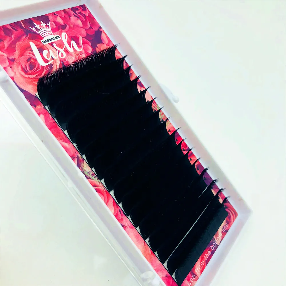 Cases Lote Fácil Fanning Cílios Blooming Volume Auto-fazer Fãs Rápidos Bloom Automático Floração Extensão 5 - 4 5 casos lote fácil fanning cílios blooming