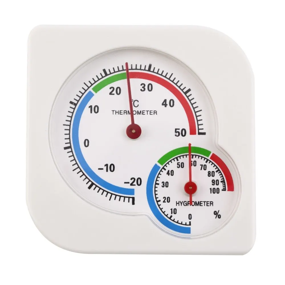 

Classic Homeuse Indoor Outdoor 2 In 1 Mini Accurate Wet Hygrometer Humidity Thermometer Temperature Meter Mechanical