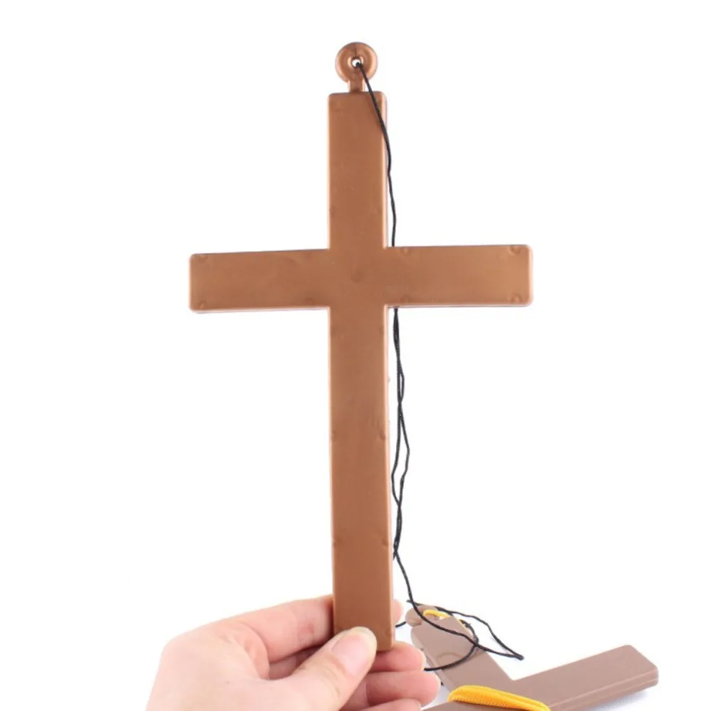 

Halloween Decoration Priest Nun Jesus Cross Masquerade Prop Cosplay