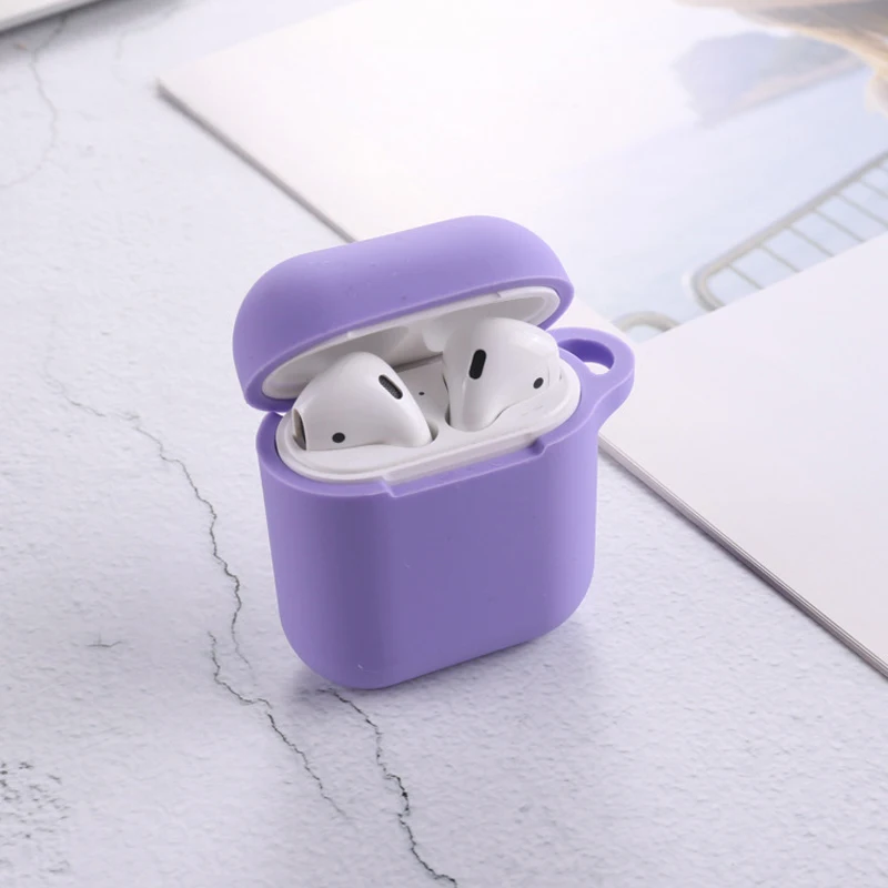 Чехол для наушников airpods 2 с забавной собачкой, силиконовый чехол для наушников с Bluetooth, чехол для наушников AirPods 1, 2, чехол для зарядки с кольцевым ремешком