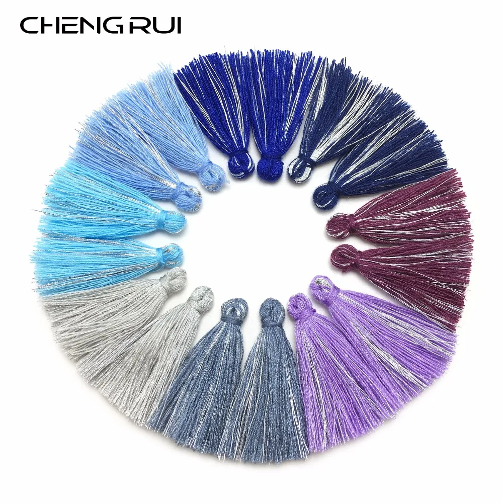 buy CHENGRUI L136,3cm,tassel,fringe,cotton tassel,fringe trim,fringe curtain,craft tassels,brush curtain,shadow curtains,50pcs bag