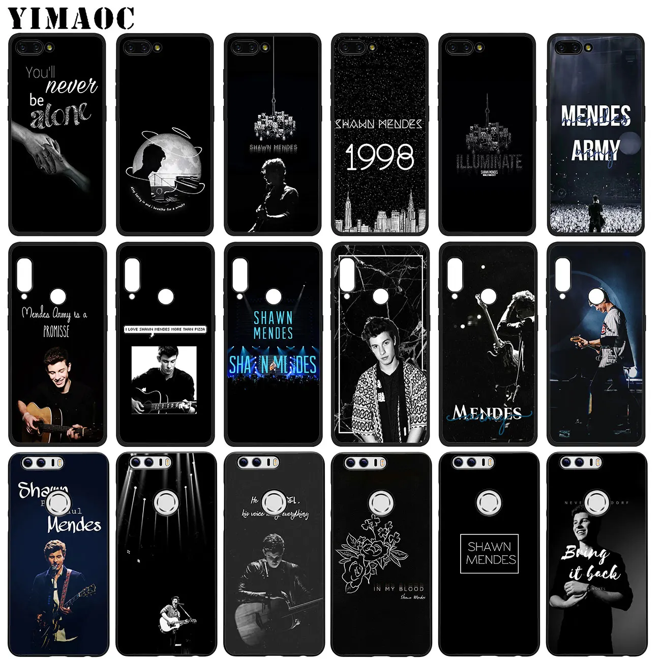 

YIMAOC songwriter Shawn Mendes Soft Silicone Phone Case for Huawei Honor 20 Pro 8C 8X 8 9 9X 10 Lite 7X 7A Pro