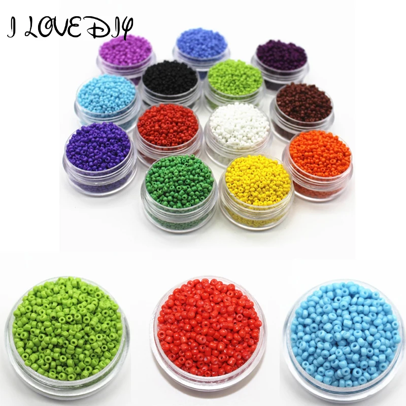 

1350pcs Approx 3mm Solid Colors Loose Czech Glass Seed Beads For Jewelry Making Handmade DIY Accessories Wholesale Supplies