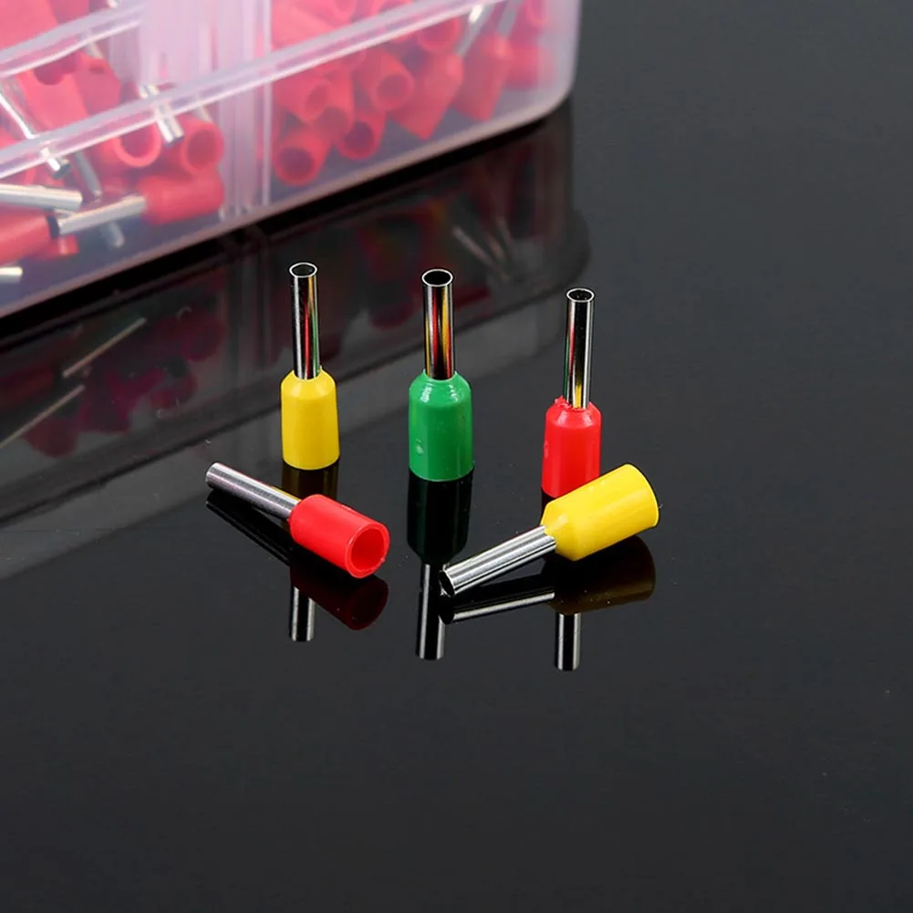 

990pcs Electrical Wire Connector Crimp Ferrules Terminals Assortment Kit Cable End Wire Pin Terminal CLH@8