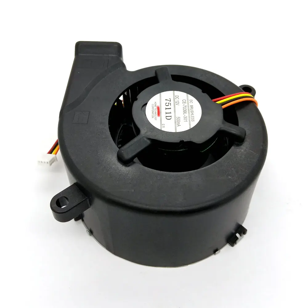 Ventilador Refrigerador para Projetores Novo Original Convés de 12v 500ma para Visual X05e W05 U05 S05 S05e X41 S41 U42 W42 - Imagem 3