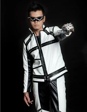 leather thin leather men leather men clothes tide male Korean Slim leather jacket