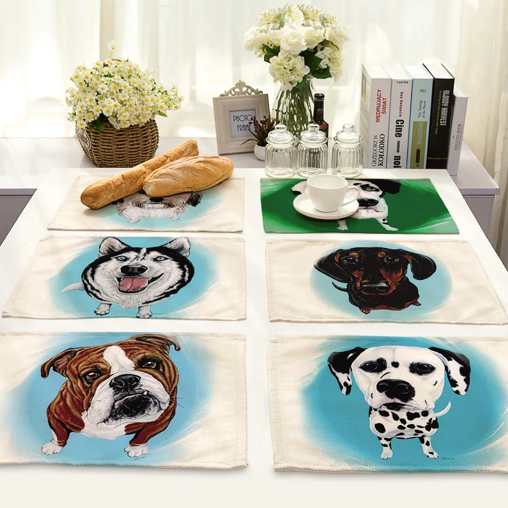 Buy CAMMITEVER Lovely Dog Placemat Dining Tablemat