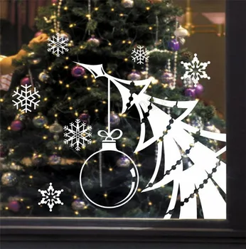 

Christmas Tree Decoration Merry Christmas Wall Sticker Vinyl Art Removeable Poster Mural Beauty Modern Ornament Decals LY906