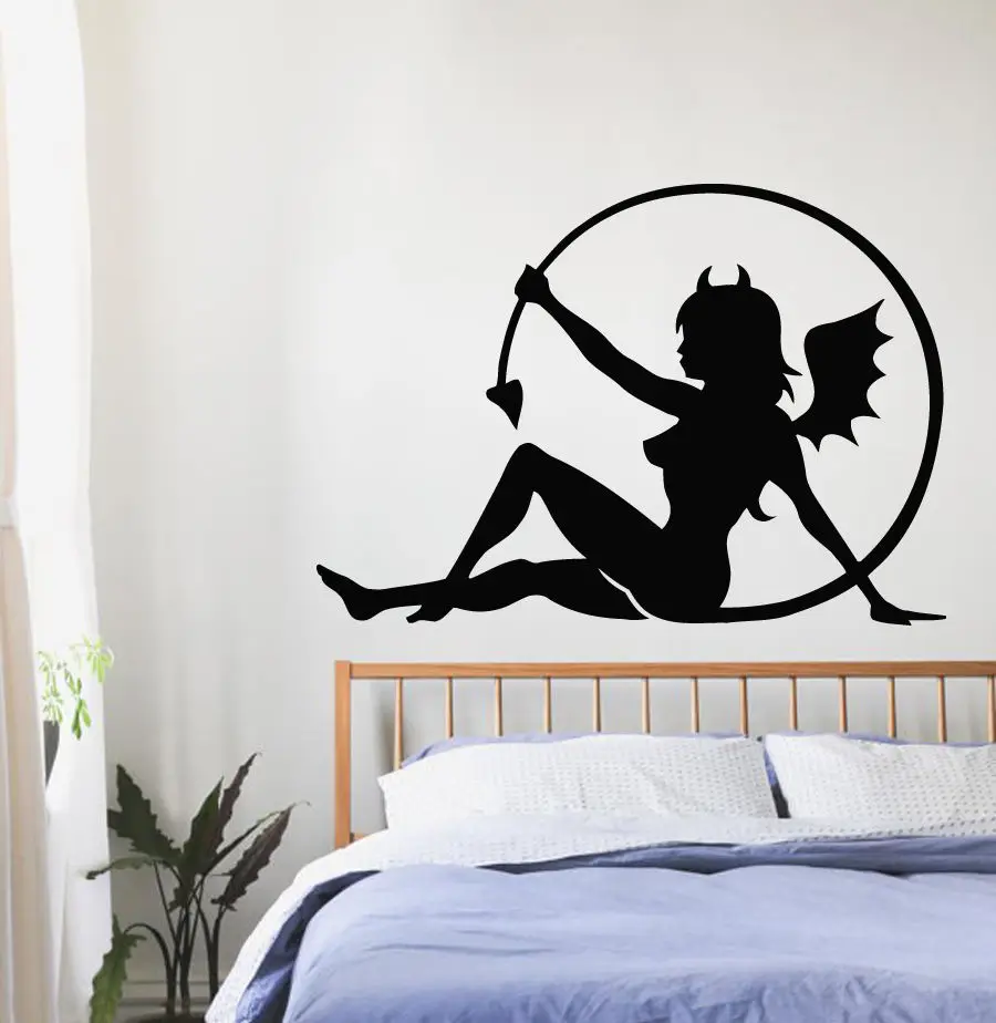 Wall Decals Vinyl Decal Sticker Art Murals Home Decor Woman Devil