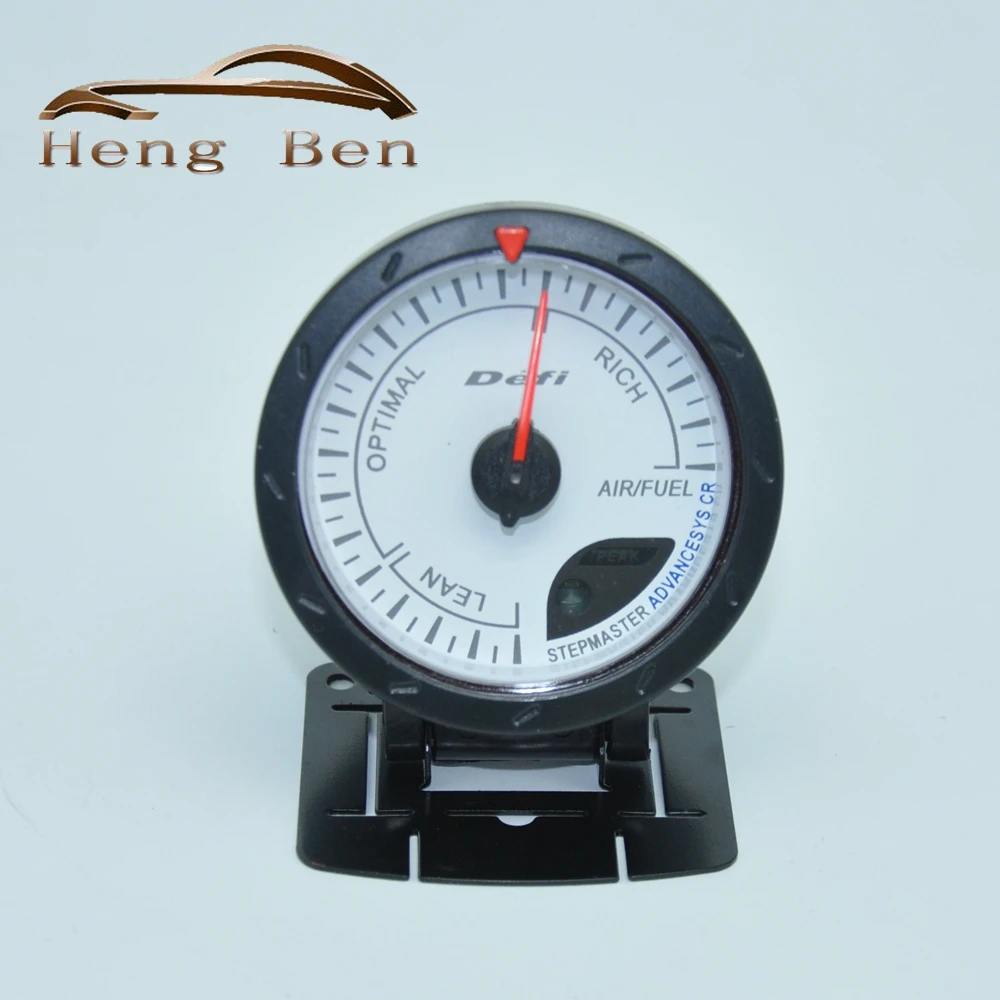 HB 60mm Car Air Fuel Ratio Gauge Racing Air Fuel pointer Meter