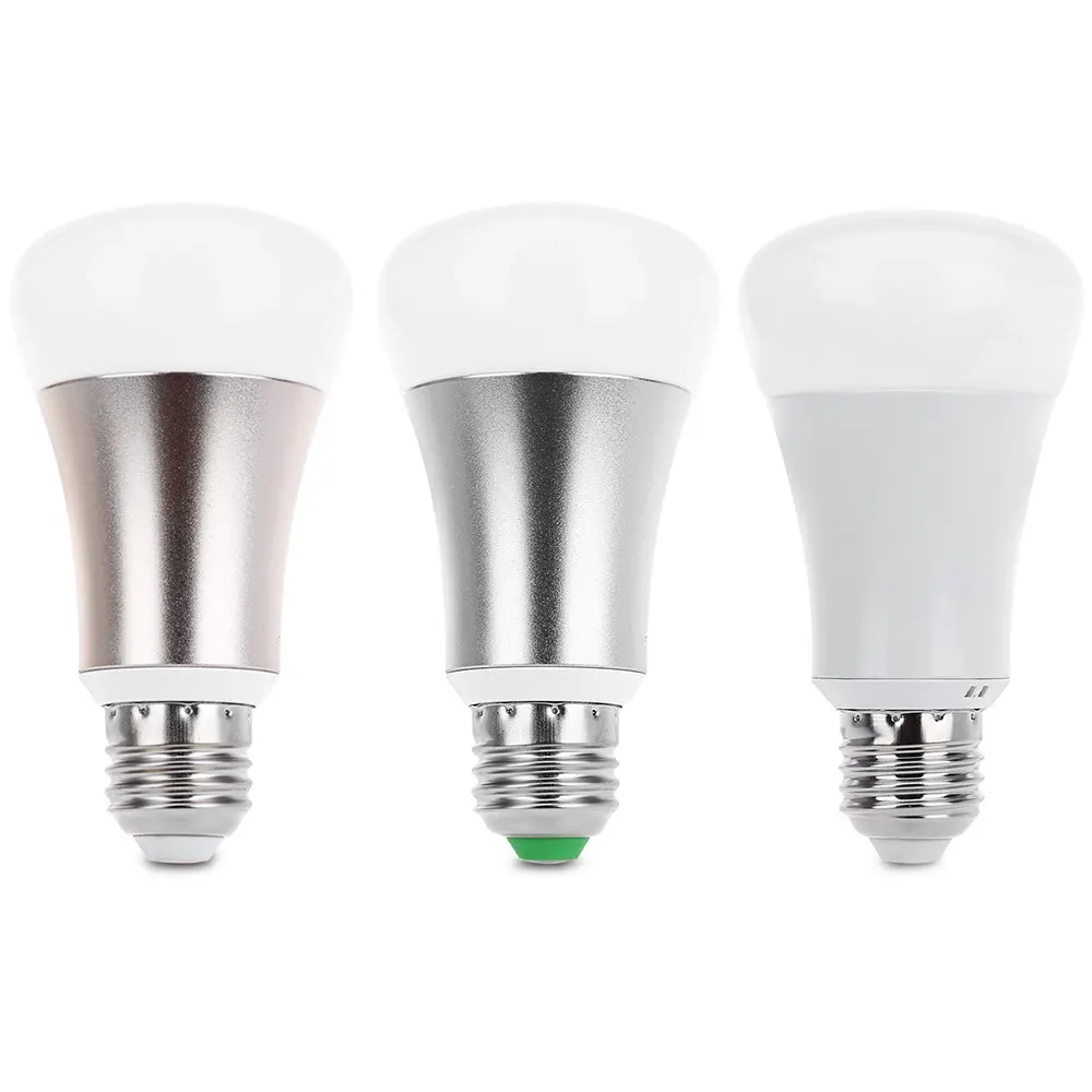 

E27 AC 85-265V 9W 800 - 900LM Aluminum Dimmable High-efficient RGB light LED Bulb with Remote Control