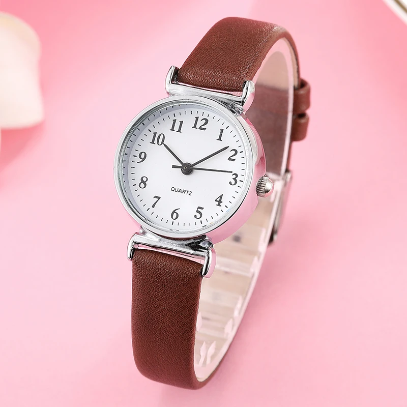 

Reloj Mujer 2019 Women Leather Fashion Bracelet Wrist Watch For Ladies Famous Luxury Brand Literary Clock Relogio Feminino