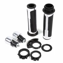 1 пара 7/" Универсальный алюминиевый руль для мотоцикла ручная акустическая система конец горячий руль Акция