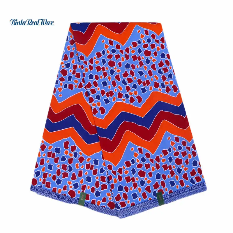 

6 yard London Wax Prints African Fabric 100% Cotton Hollandais Wax Batik Fabrics for Women Dress Ankara Fabric 24fs1114