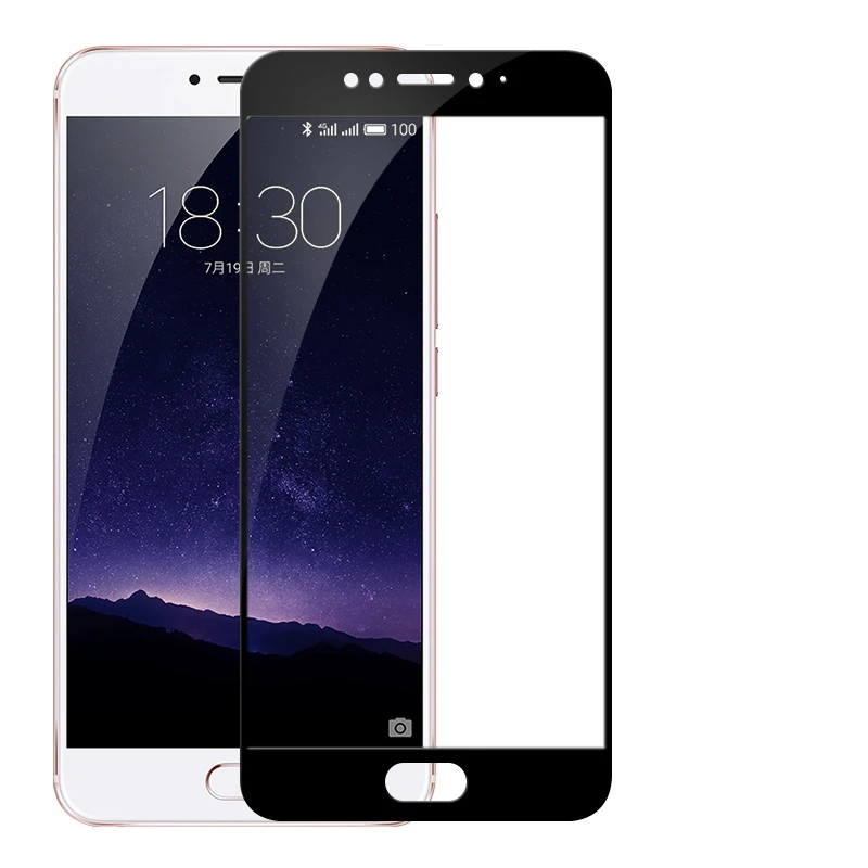 Закаленное стекло для Meizu MX6 MX 6 pro 9H 2.5D защита экрана с полным покрытием M5c M5 c Meilan A5