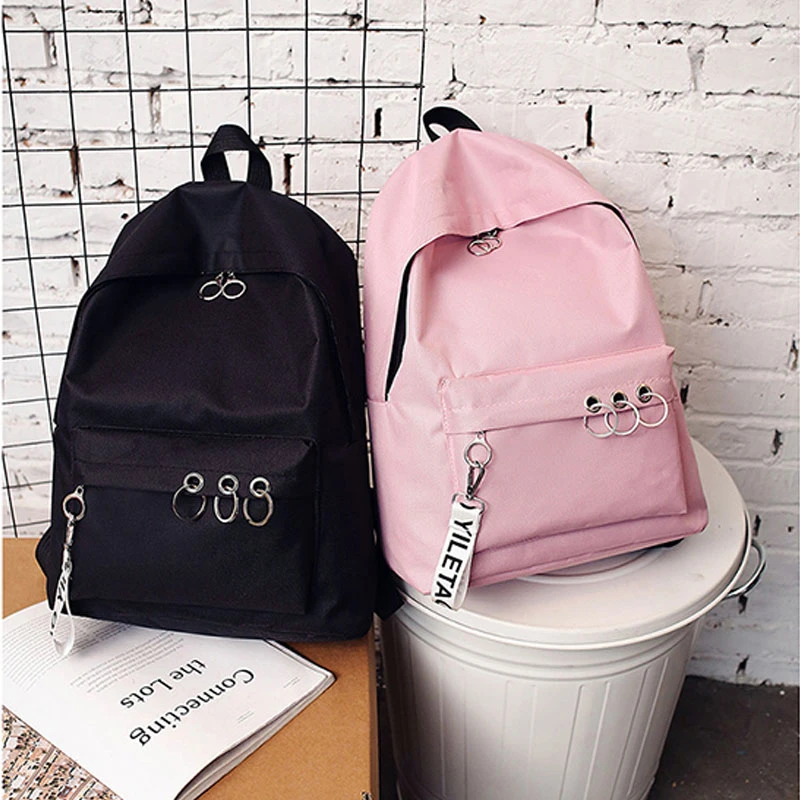 Fashion Women Canvas School Bag Girl Cute Backpack Travel Rucksack Shoulder Bags