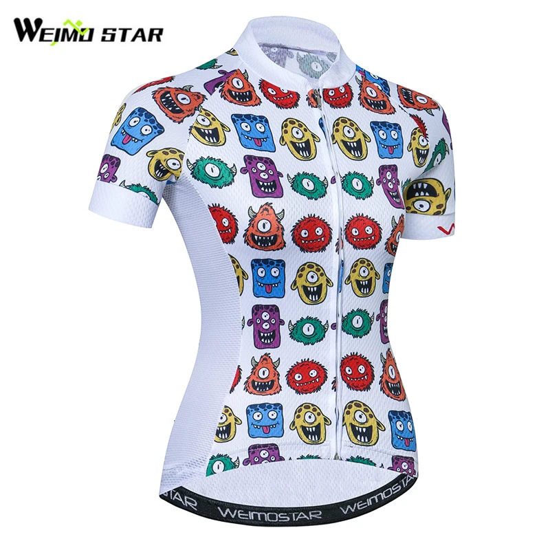 Weimostar Женская велосипедная Джерси одежда из для гонок roupa ciclismo забавная