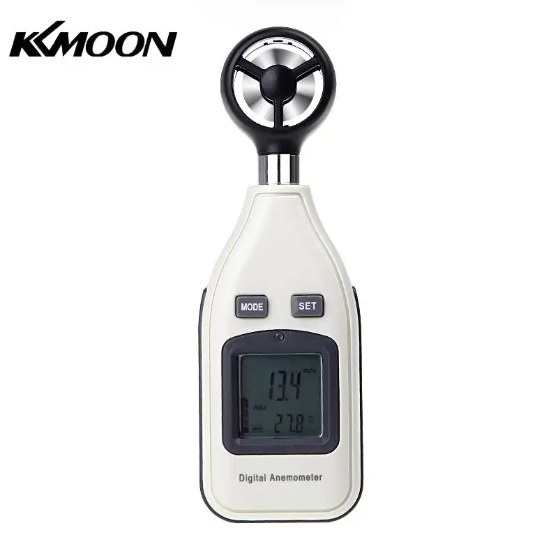 

Digital Air Velocity Temperature Anemometer Wind Speed Meter Thermometer LCD Tachometer Motor air velocity measurement