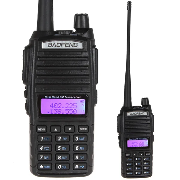 PTT Baofeng UV-82 портативное радио VHF 10 км портативная рация двойная профессиональная Vox Ham Радио comunicador baofeng UV-82 cb радио