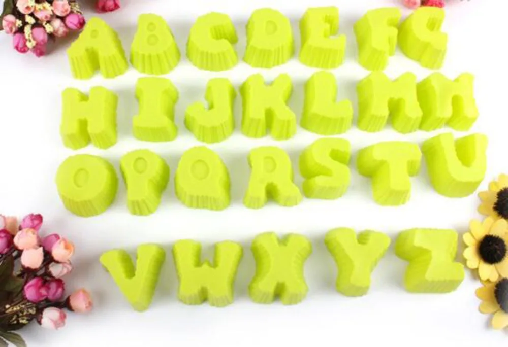 

26PCS Set NEW BIG Alphabet Number Letter Font Plastic Cookie Cutter Fondant Tool Baking Cake Mold Decorating Press Pastry DIY