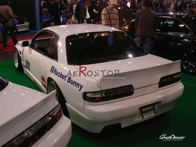 S13 Сильвия ROCKET BUNNY стиль багажник спойлер крыло FRP стекловолокна