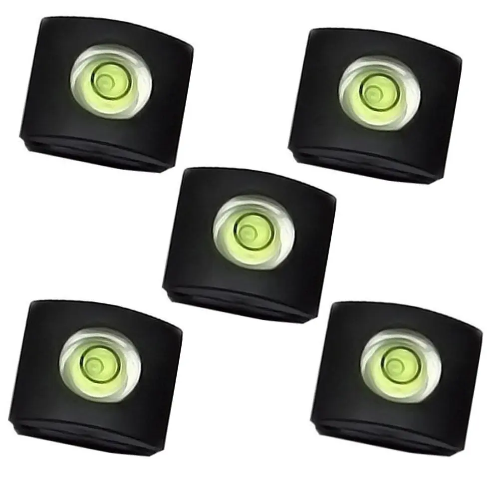 

5Pcs Camera Flash Hot Shoe Protector Cover Spirit Level Hot Shoe Cover Shoe Mount for Sony A6000 Canon Nikon Panasonic 2 In 1