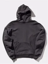 Beste version 2017 angst gottes tägliche hoodie Classic Grund feste reine farbe oversize baggy Justin Bieber männer baumwolle hoodie