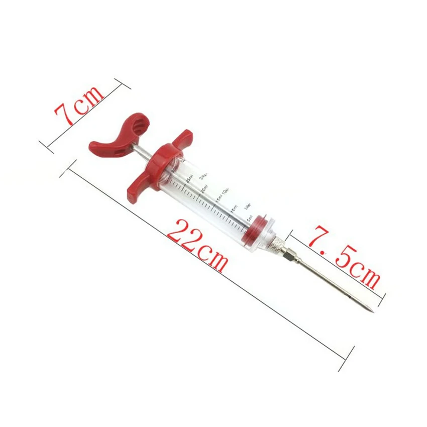 Портативный маринад инжектор ароматизатор шприц для приготовления мяса птицы индейки курицы барбекю инструмент для приготовления пищи Syinge аксессуары кухонные инструменты