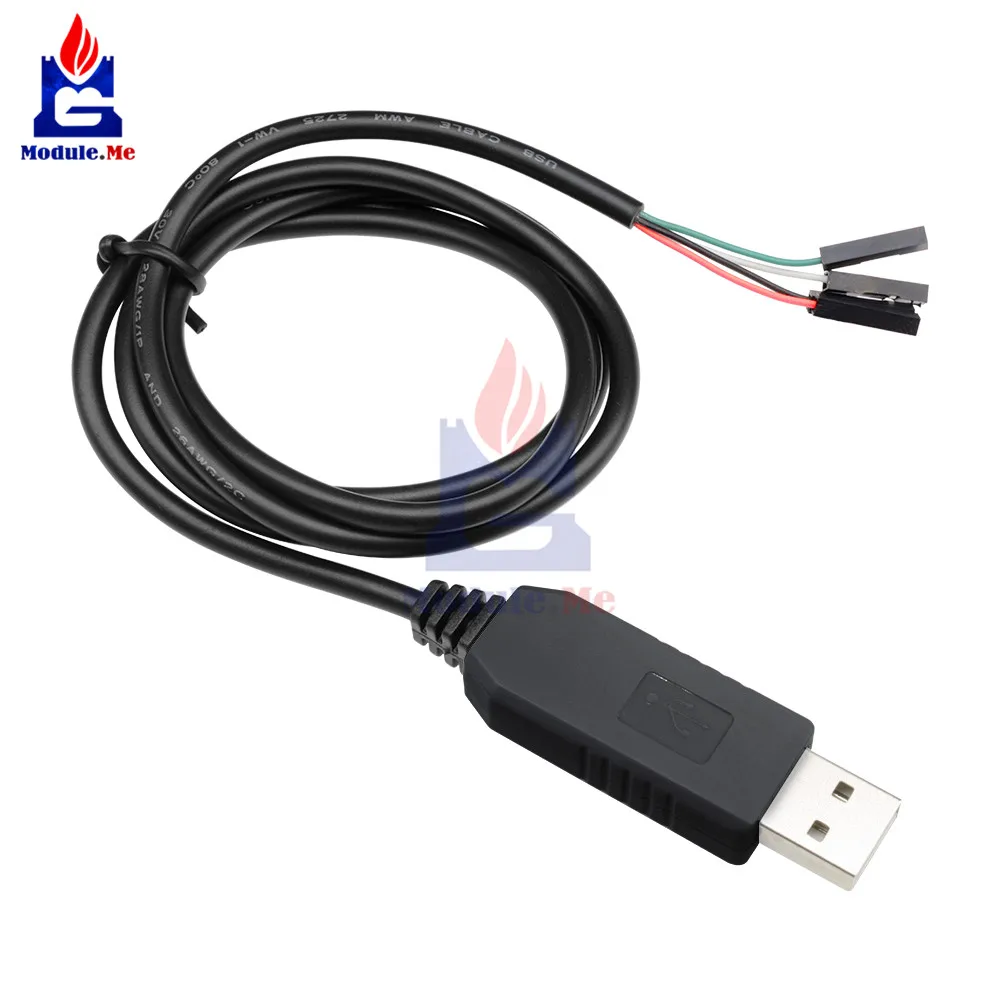 

1Pcs Standard PL2303 PL2303HX USB To TTL UART Cable Module 4p 4 Pin RS232 Converter Serial Cables Adapter