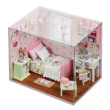 Diy кукольный домик, домашний кукольный домик, миниатюрный дом мечты, модельный комплект, деревянный кукольный дом, игрушка, дом, мебель для детей, Miniaturas