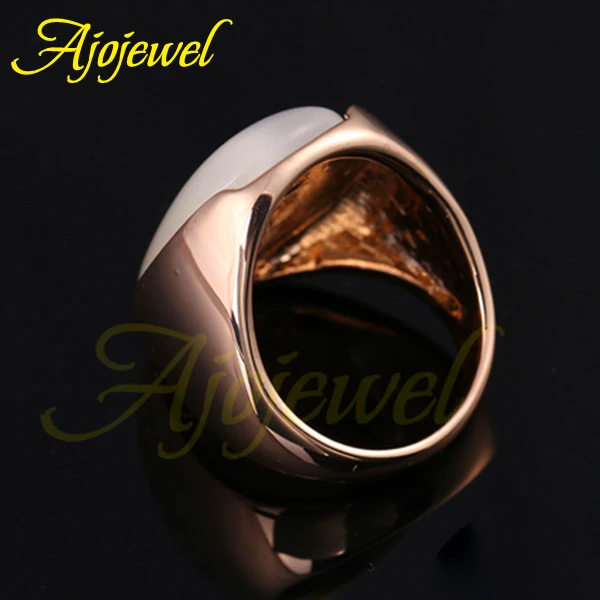 Ajojewel бренд унисекс роскошный большой овальный опал кольцо камень для мужчин