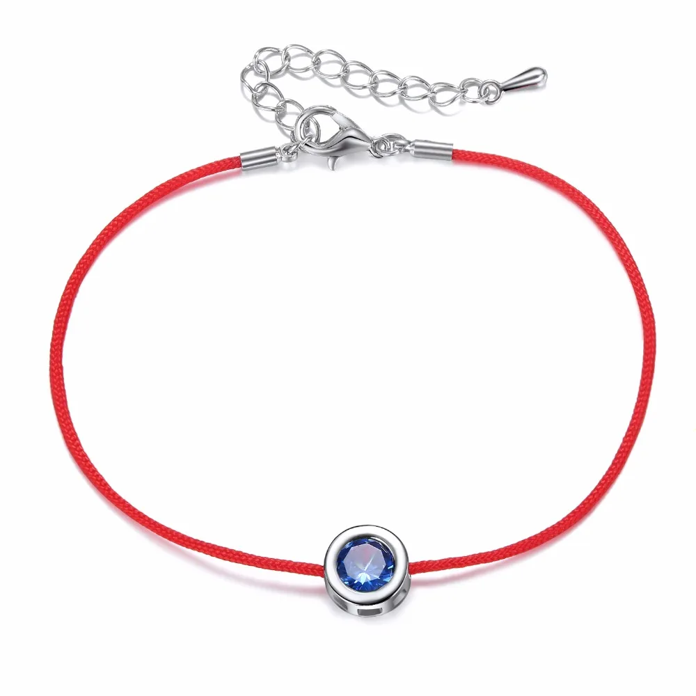 FAMSHIN, модный красный браслет на веревке, маленький кубический цирконий, CZ браслеты для женщин, ручная работа, ювелирные изделия с кристаллами, для влюбленных пар