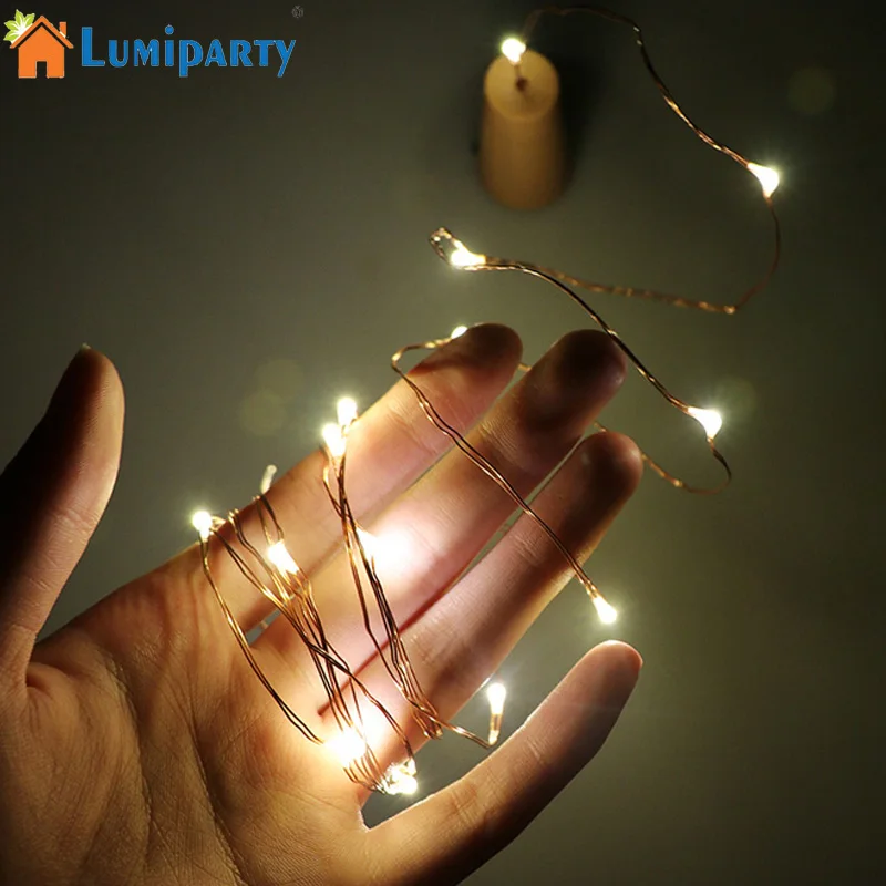 

LEDs Christmas Garland Copper Wire LED String Lamp Fairy lights For Indoor New Year Xmas Wedding Decoration String Fairy Light