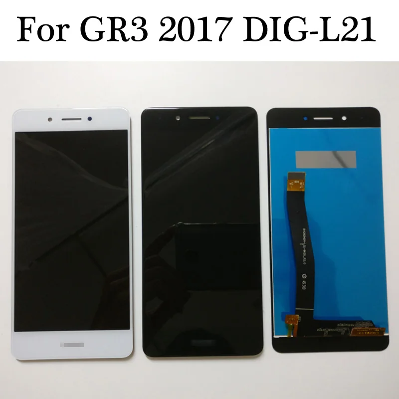 100 test high quality 5 0 inch full lcd display touch screen digitizer assembly for huawei gr3 2017 diego dig l21