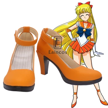 

Anime Sailor Moon Sailor Venus Aino Minako Cosplay Shoes Custom Made