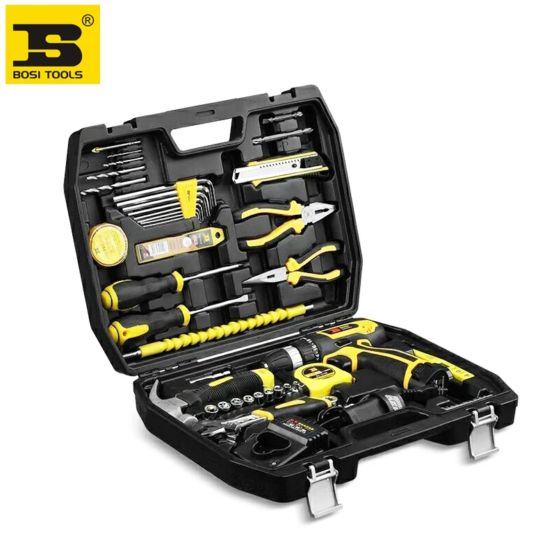 

BOSI best price 49pc Lithium battery cordless drill tools kit