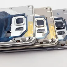 Средний Рамки для Samsung Galaxy Note 5 note5 N920 n920f N920A Камера крышка Стекло объектива
