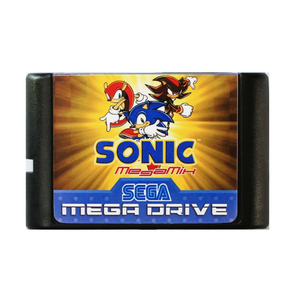 

Sonic Megamix 16 bit MD Game Card For Sega Mega Drive For SEGA Genesis