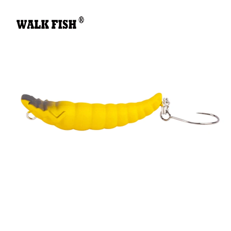 Walk Fish, 1 шт., мини-приманка-карандаш, 3,5 см, 2,4 г, медленное погружение, Реалистичная червь, жесткая рыболовная приманка-форель, приманка, владелец одного крючка, HH042 - Цвет: DW054 005