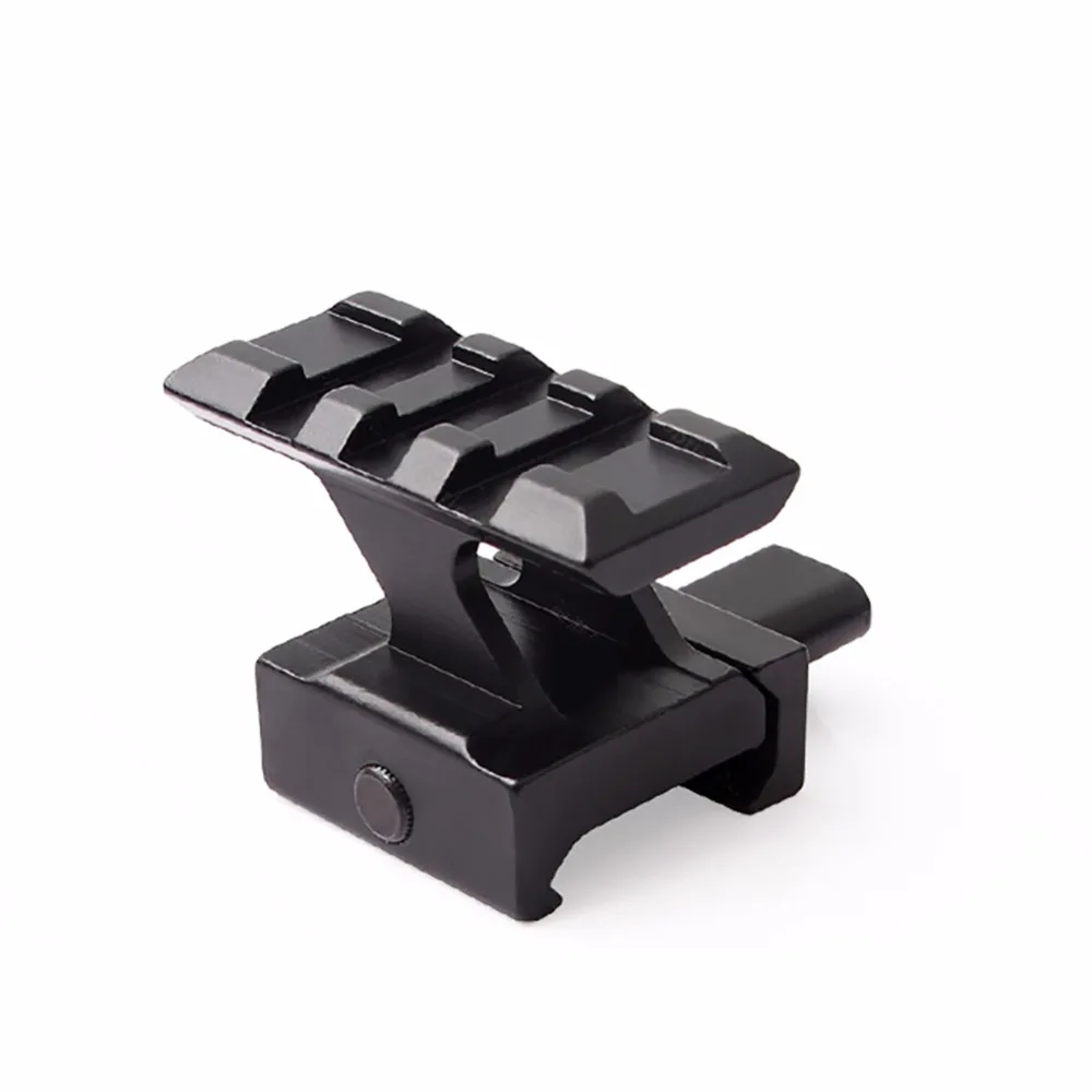 Riser mount for rifles with Picatinny/Weaver rail Rifle Riser Mount for